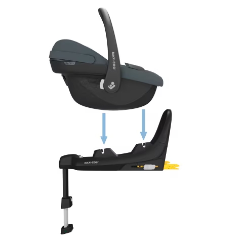 Автолюлька Maxi-Cosi Pebble S — преимущество: Установка Click & Go