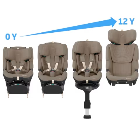 Автокресло Maxi-Cosi Pearl XL Slide Pro — преимущество: Выдвижение кресла с технологией SLIDETECH®2